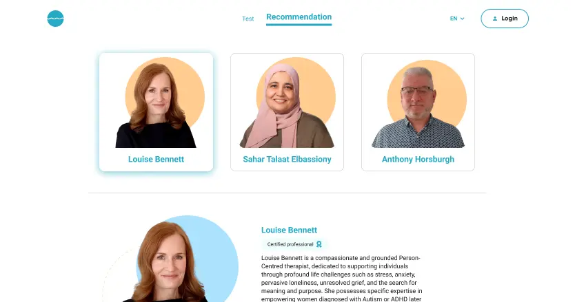 Find your perfect therapist